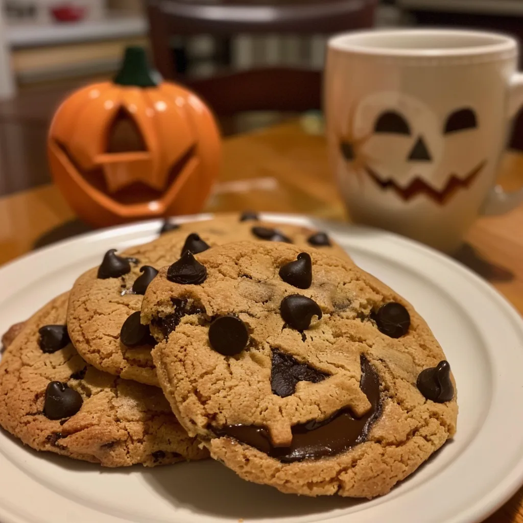 Halloween Chocolate Chip Cookies