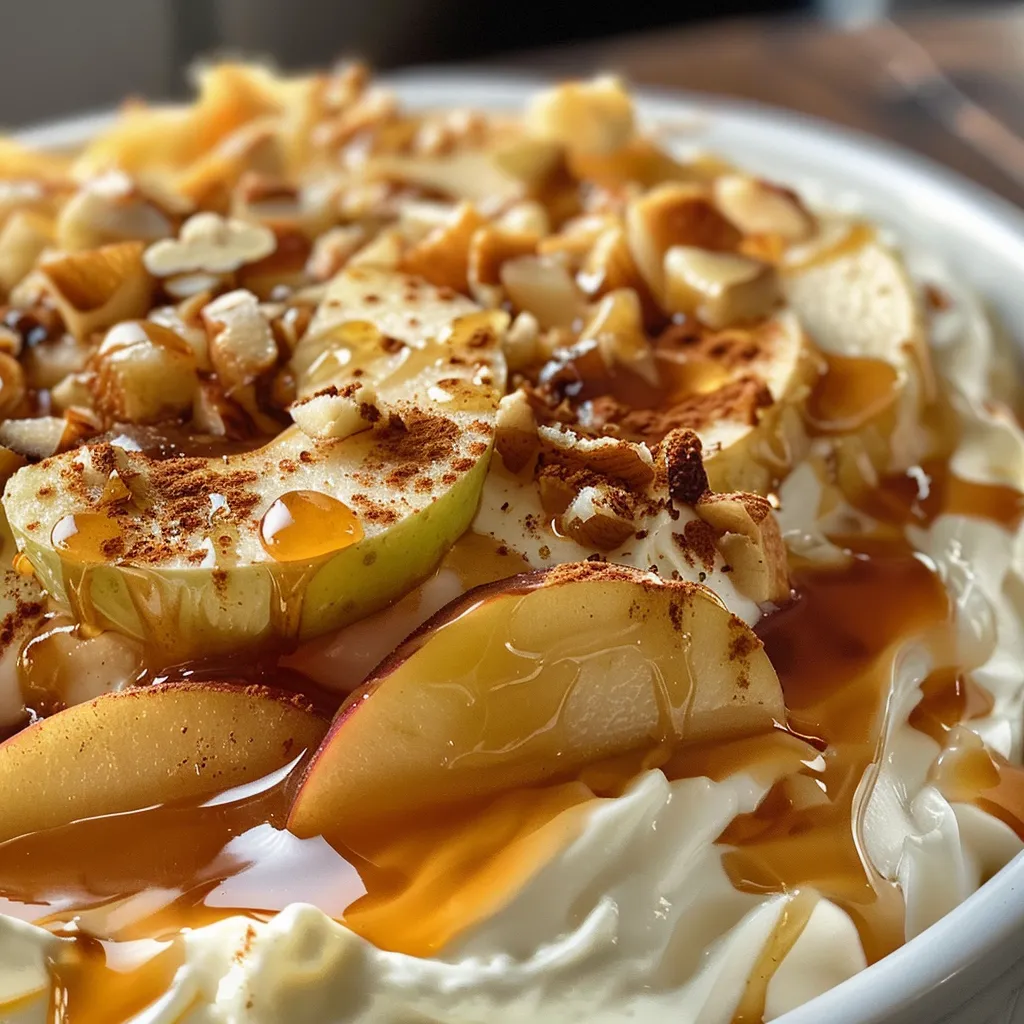 Caramel apple cheesecake dip recipe
