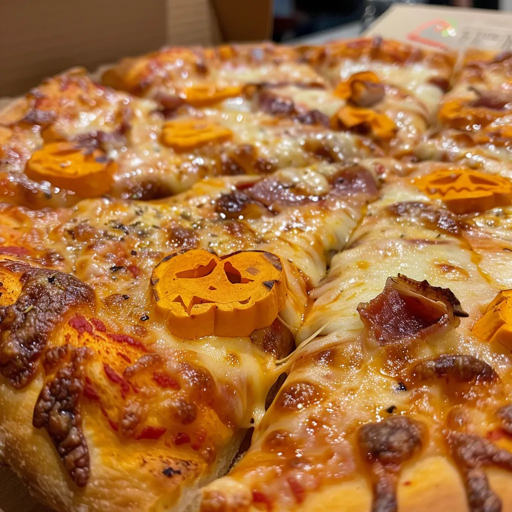 Jack-O’-Lantern Pizza