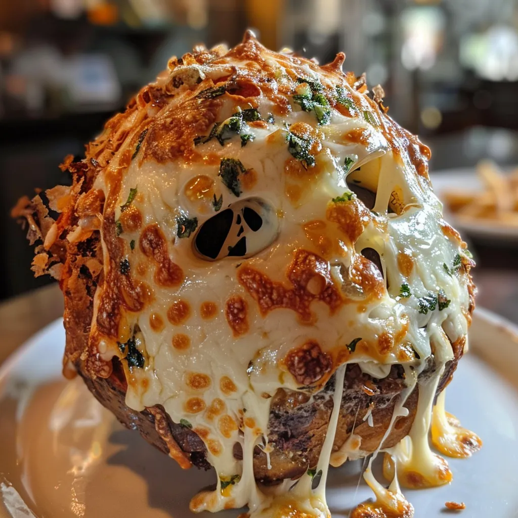 Skellington Cheese Ball Appetizer Recipe