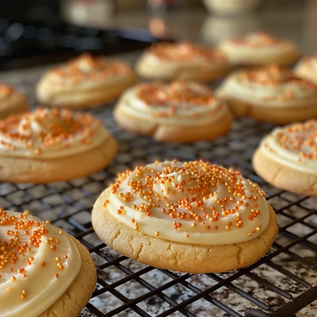 Pumpkin Sugar Cookies