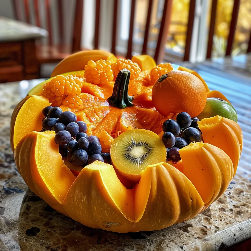 Pumpkin Fruit Tray