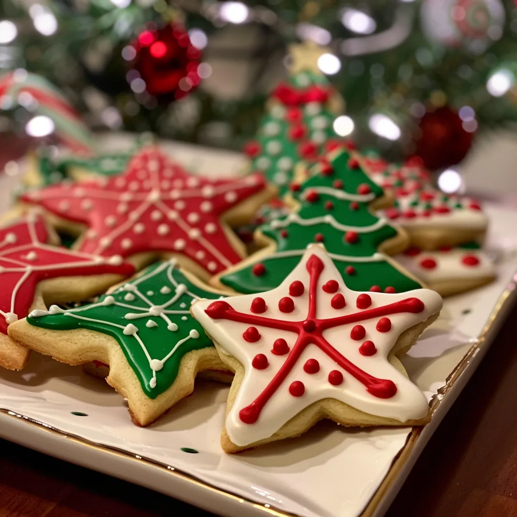 Decorated Christmas Cookies
