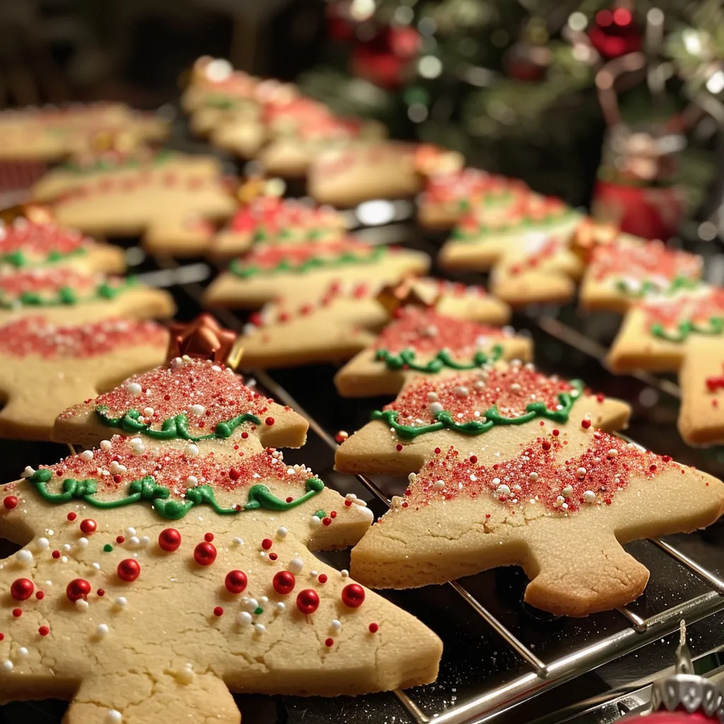 Christmas Tree Sugar Cookies