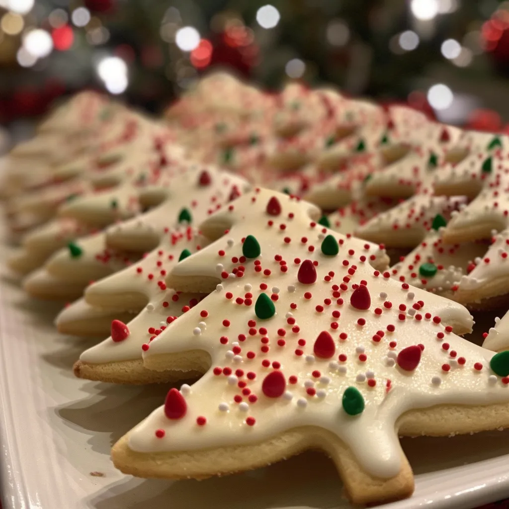 Christmas Tree Cookies