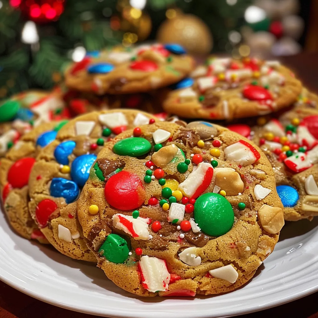 Christmas Monster Cookies | Half Baked Harvest