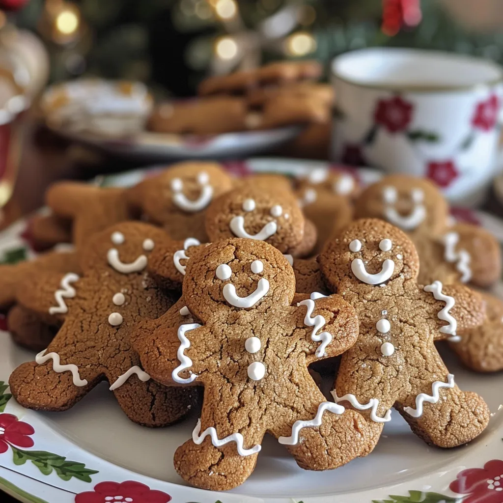 Classic Gingerbread Men Cookies – Adorable, Spiced & Perfect for Decorating! ☃️🍪