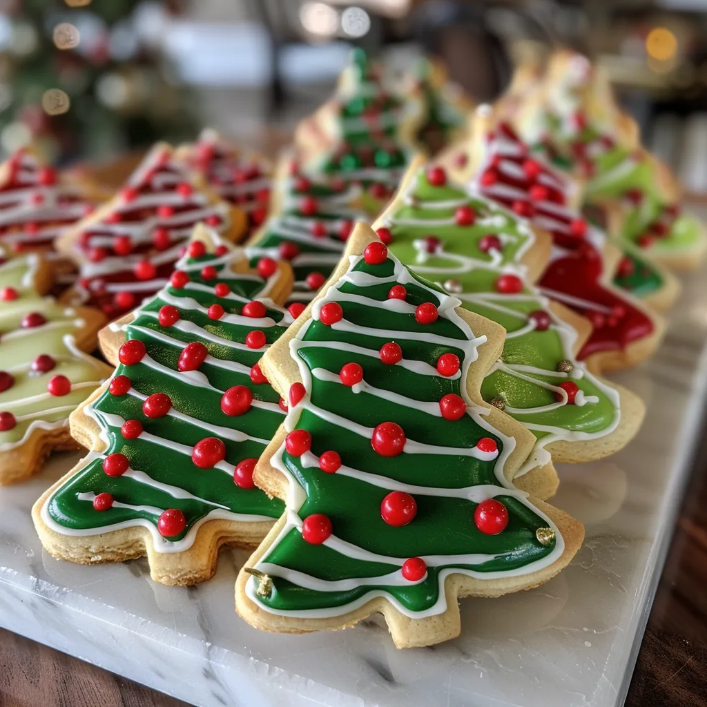 Christmas cookies decorations