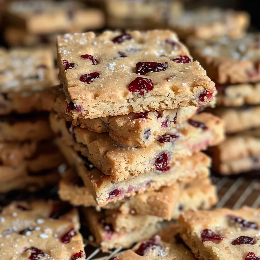 Cranberry Shortbread Cookies