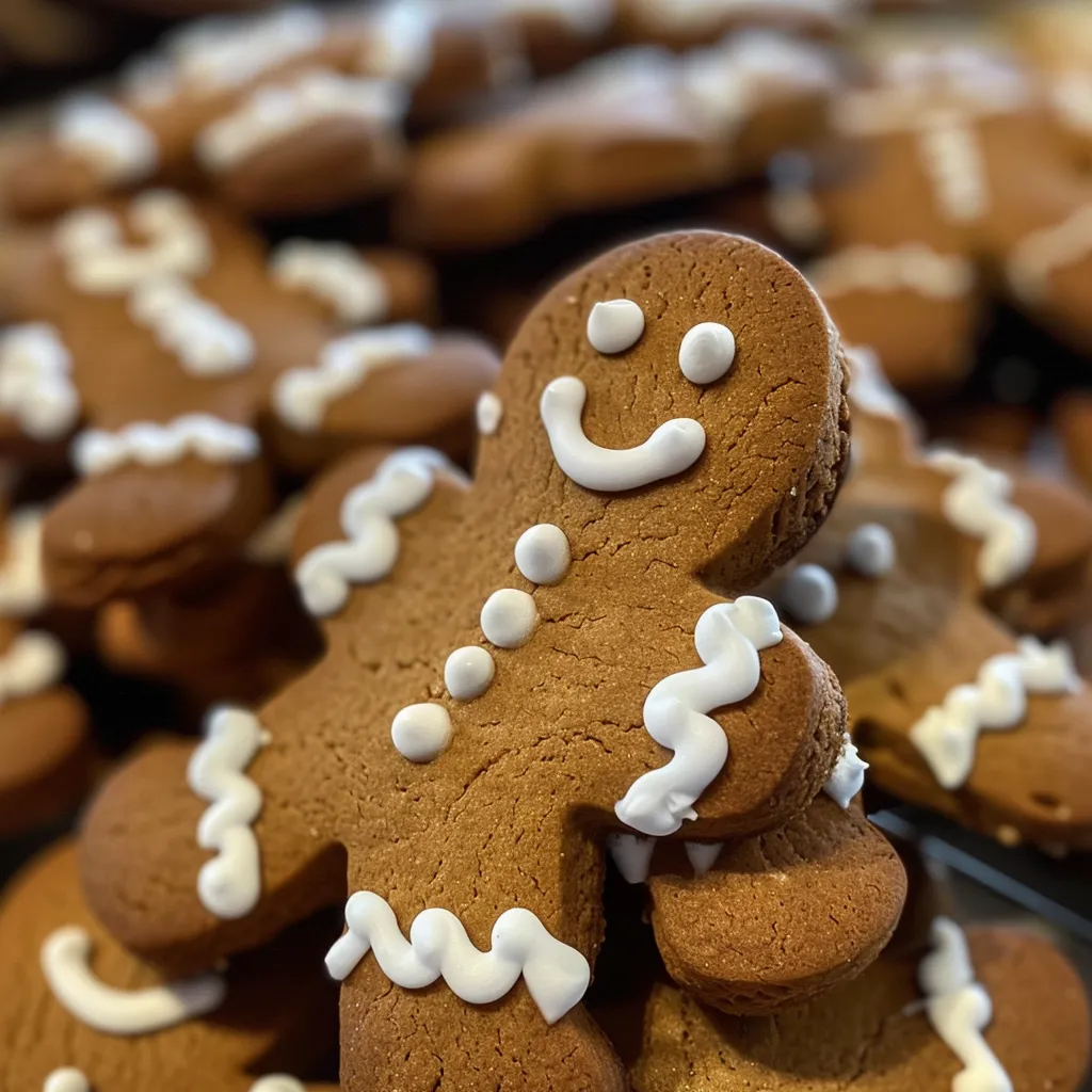 Classic Gingerbread Men Cookies – Adorable, Spiced & Perfect for Decorating! ☃️🍪