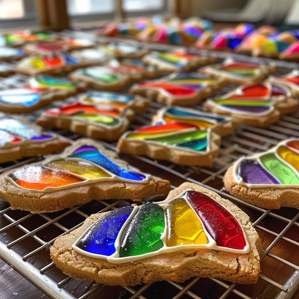 Easy Stained Glass Cookies