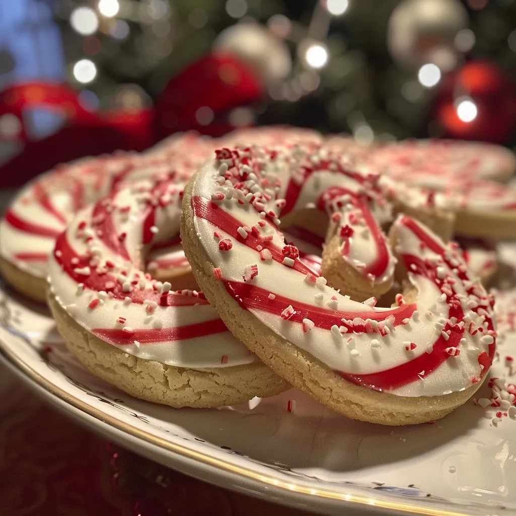Candy Cane Cookies 🎄❤️ Festive, Fun & Full of Holiday Cheer!