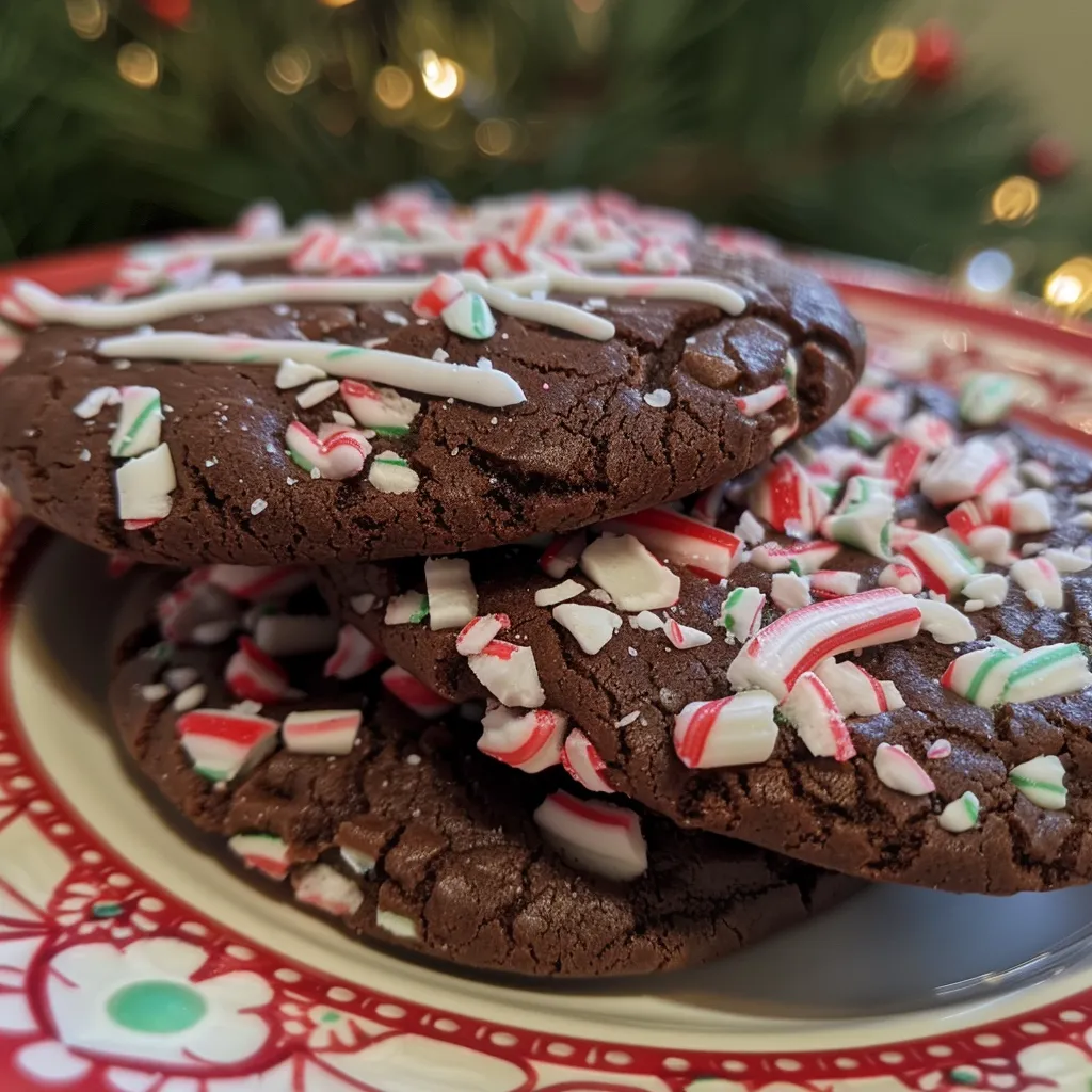 Chocolate Peppermint Cookies