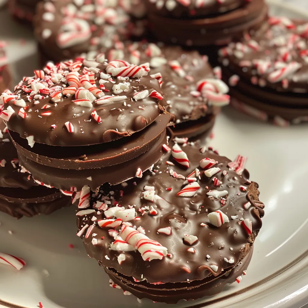 CHOCOLATE PEPPERMINT BLOSSOMS