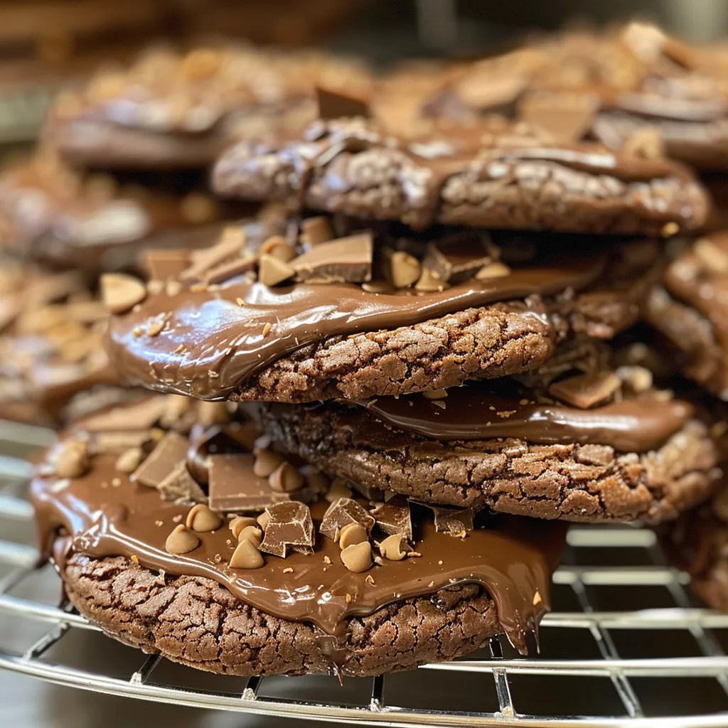 Chocolate Blossom Cookies