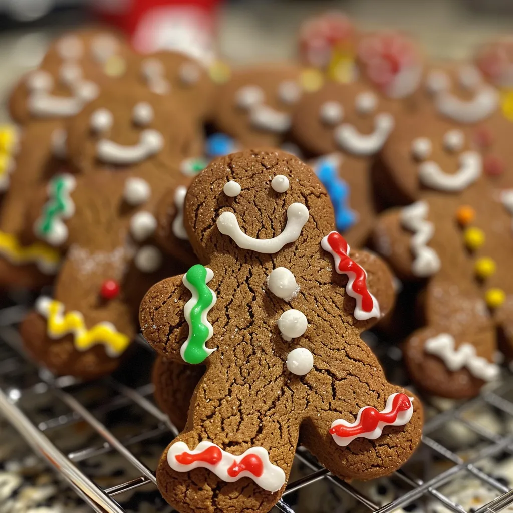 Classic Gingerbread Men Cookies – Adorable, Spiced & Perfect for Decorating! ☃️🍪