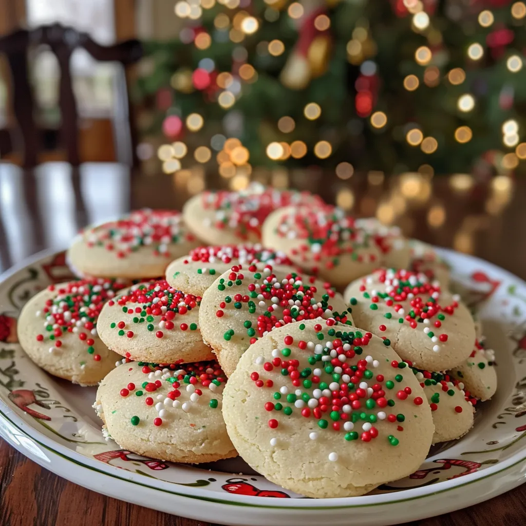 Christmas Sugar Cookies (Crumbl Copycat)