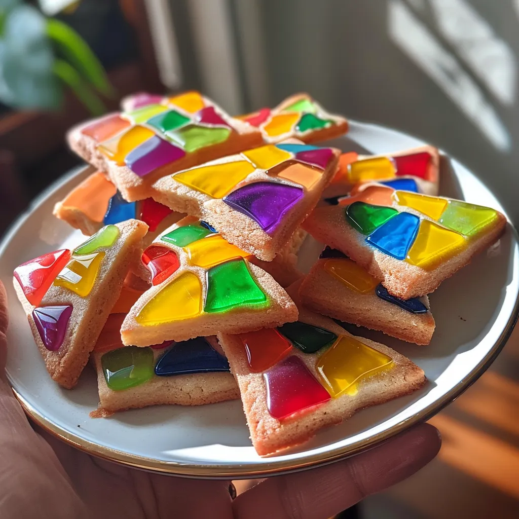 Easy Stained Glass Cookies