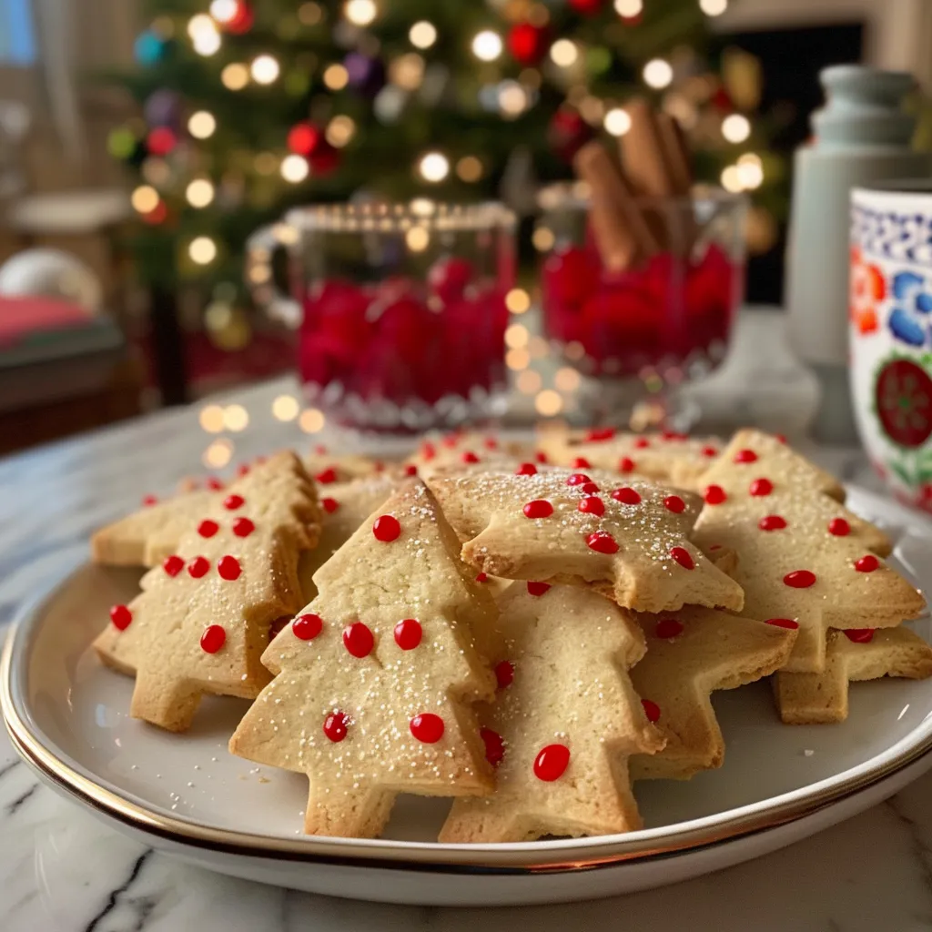 Jolly Christmas Cherry Shortbread Cookies Recipe for Holiday Joy
