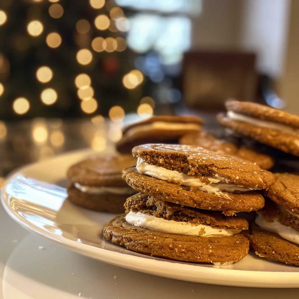 Gingerbread Cheesecake Cookies - In Bloom Bakery