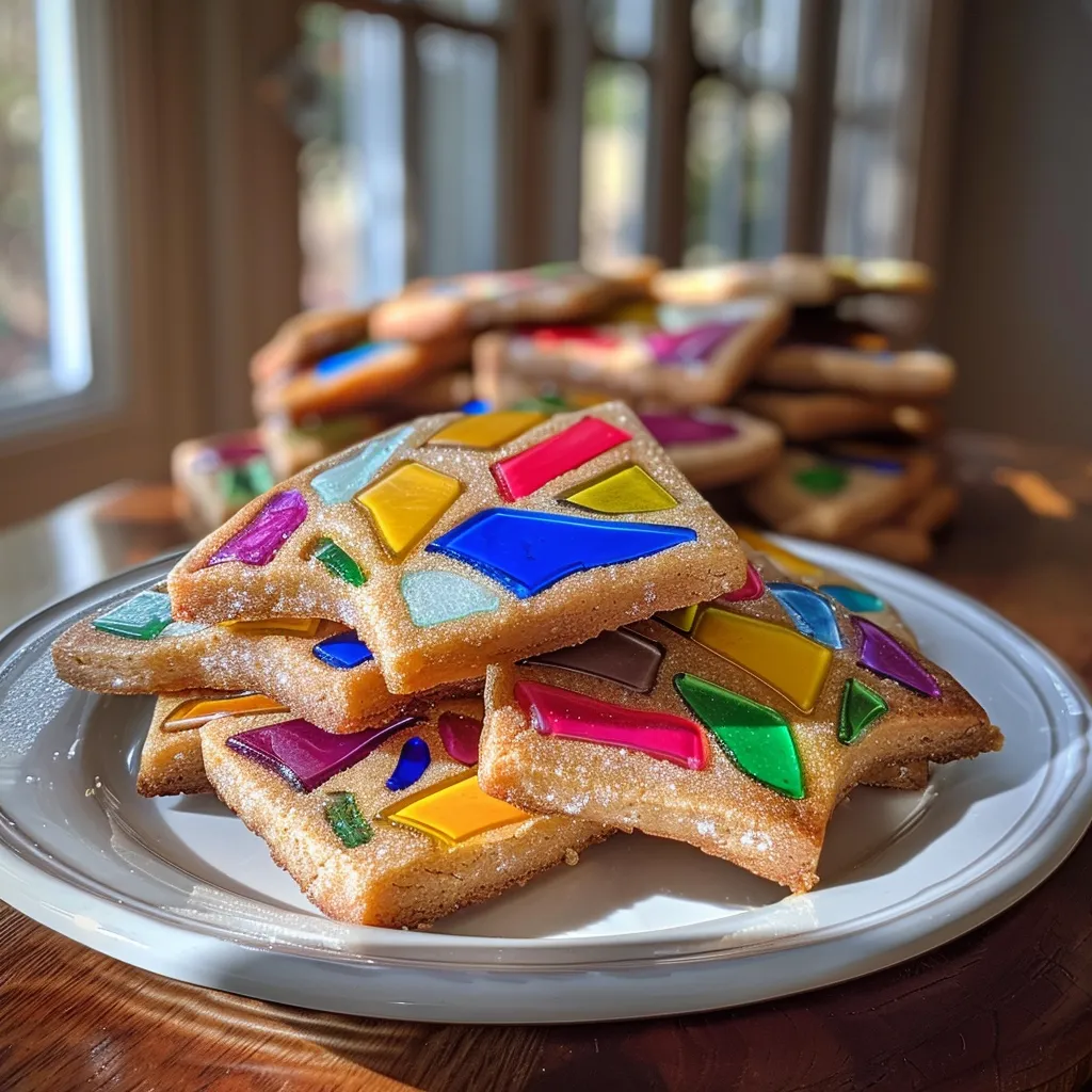 Easy Stained Glass Cookies