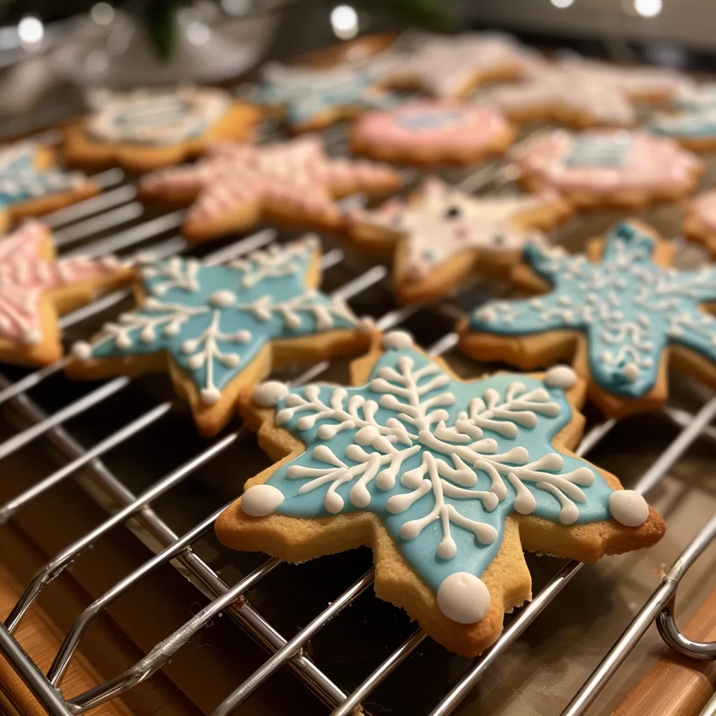 Winter Christmas Royal Icing Organic Sugar Cookies set 6 12 Artisan Party Kids Fun Santa Gingerbread Sweets Healthy Snowman Natural Homemade