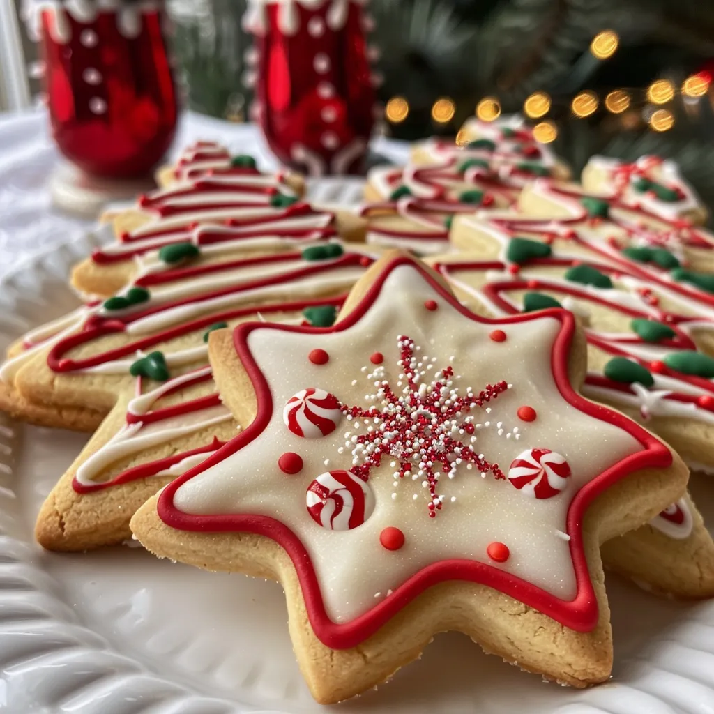 Christmas Sugar Cookies (Crumbl Copycat)