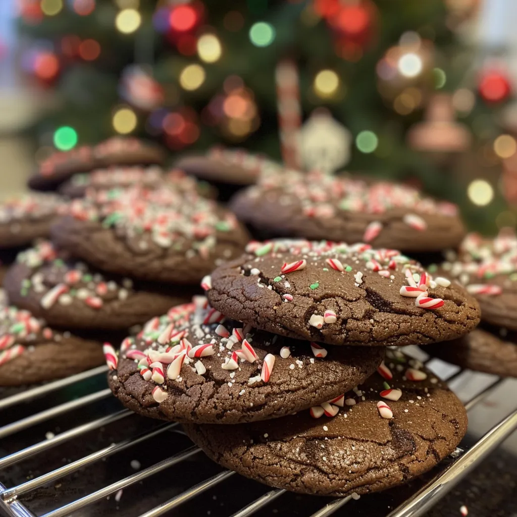 Chocolate Peppermint Cookies