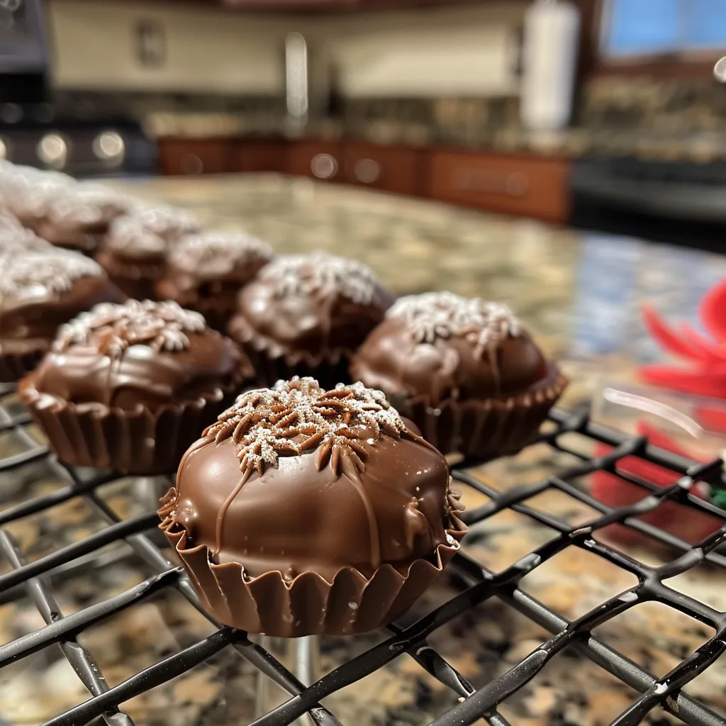 CHOCOLATE PEPPERMINT BLOSSOMS