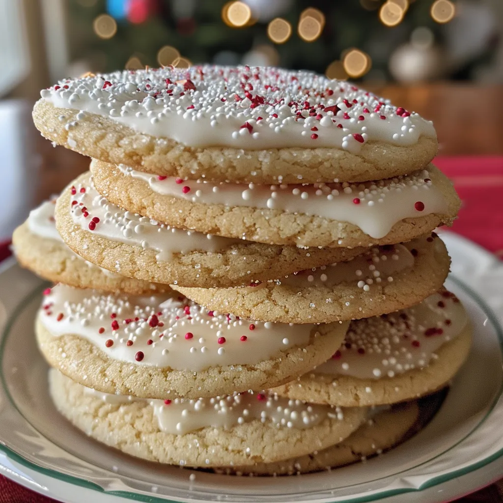 Tasty Christmas Eggnog Cookies