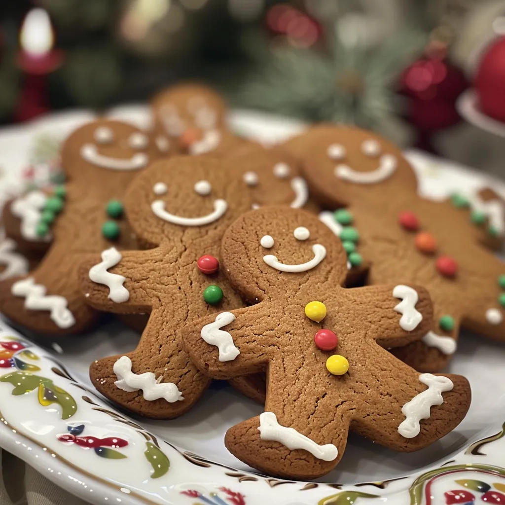 Classic Gingerbread Men Cookies – Adorable, Spiced & Perfect for Decorating! ☃️🍪