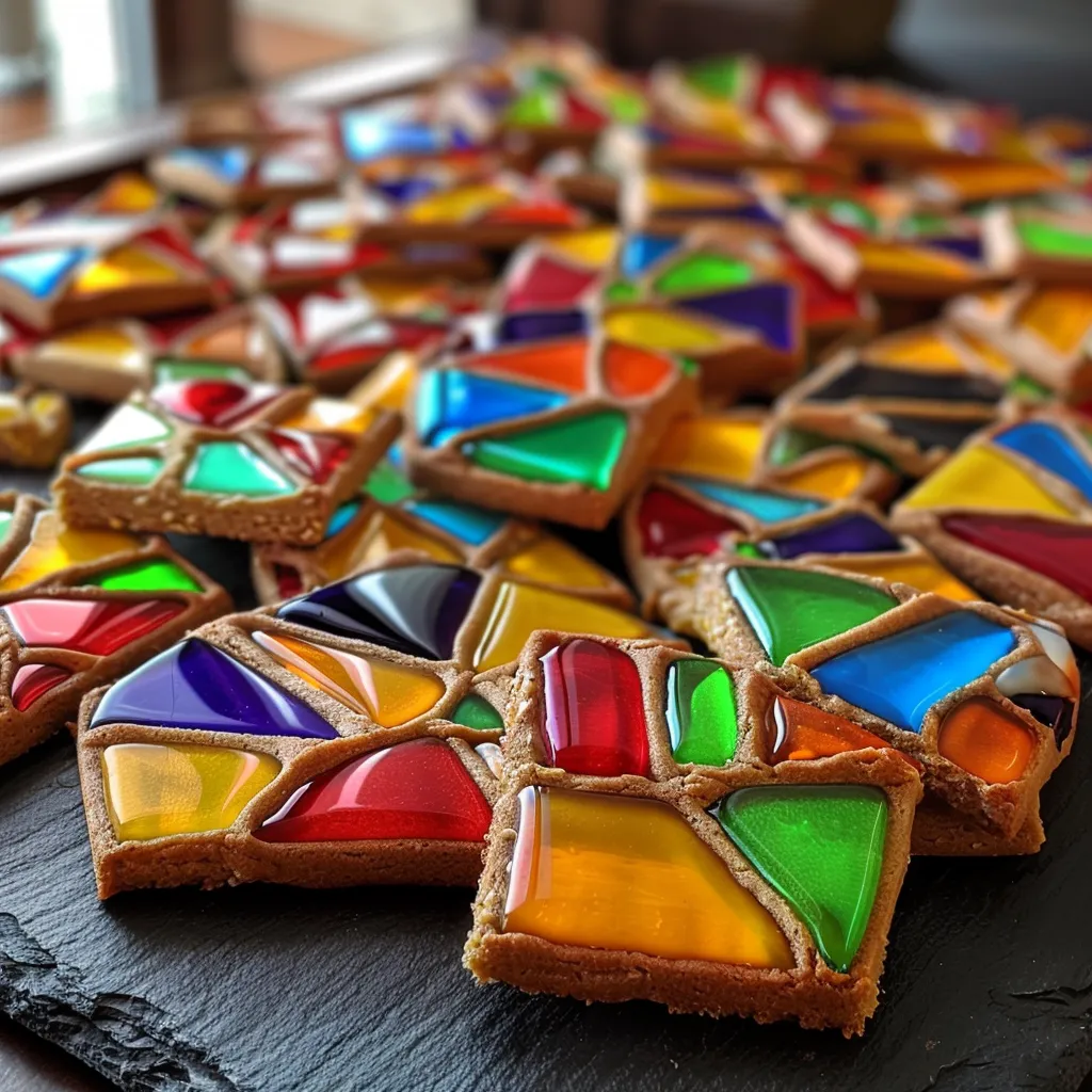 Easy Stained Glass Cookies