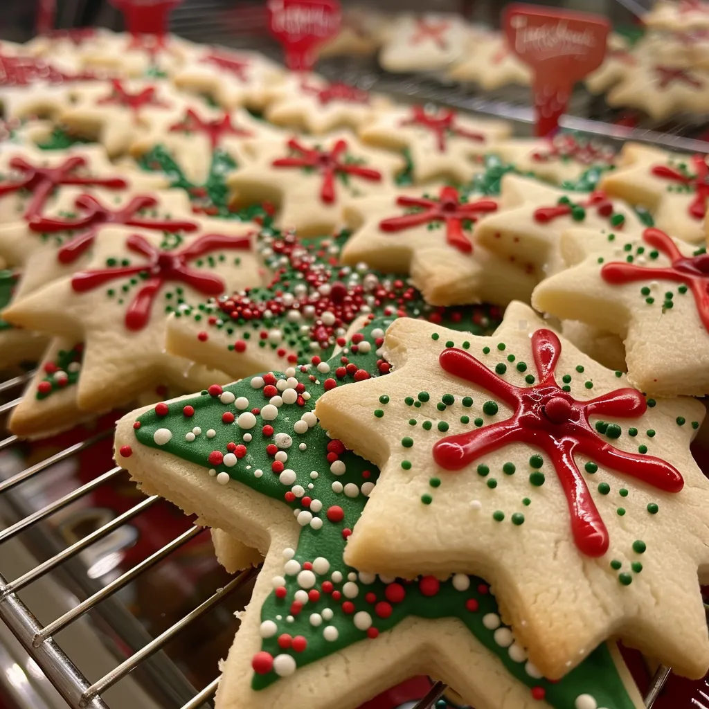 Christmas Sugar Cookies (Crumbl Copycat)