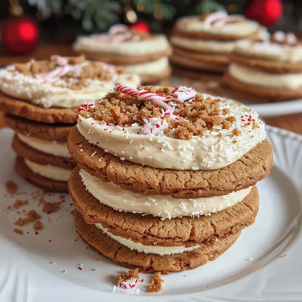 Gingerbread Cheesecake Cookies - In Bloom Bakery