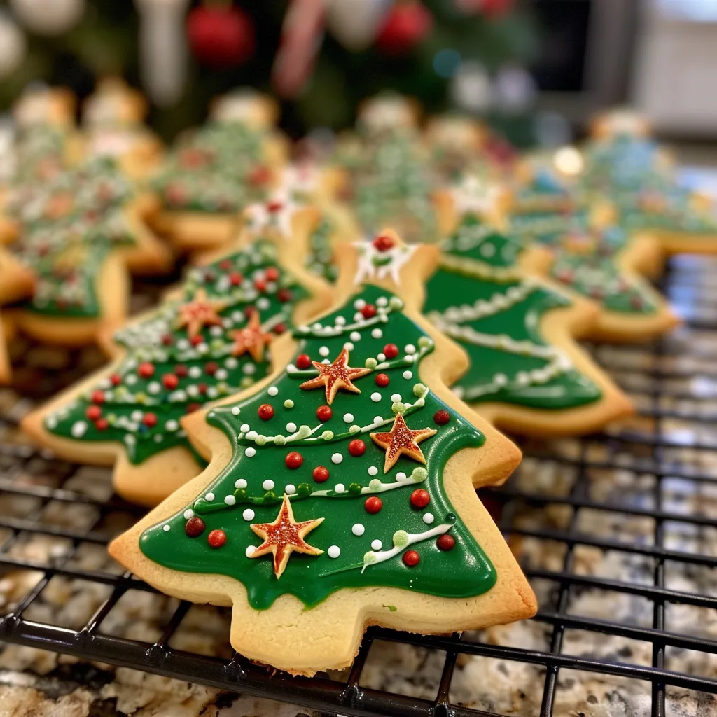 Christmas Tree Sugar Cookies