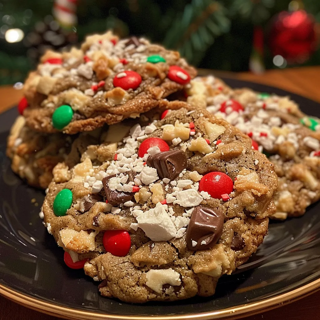 Christmas Monster Cookies | Half Baked Harvest