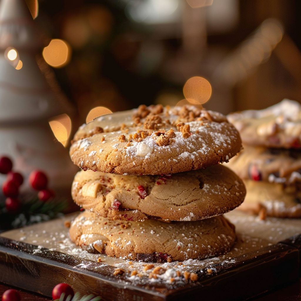 A variety of decorated Christmas cookies on a white plate, showcasing vibrant icing and festive shapes.
